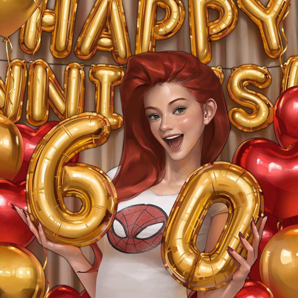 GarladorJones's tweet photo. With all the craziness going on, I can’t neglect to bring up that this year is Mary Jane’s 60th anniversary in comics!

And if you love her - and think she deserves better treatment in 616 comics - our Spider-Man Discord is full of fans just like you!
https://t.co/mAL7NQiwaj https://t.co/AnWgfhCcUV