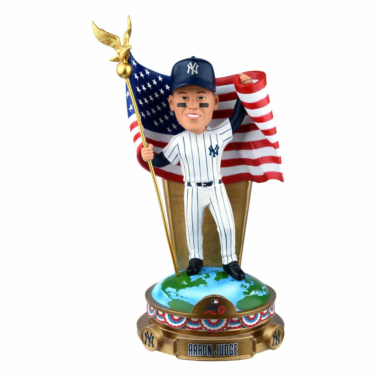 LitehouseSTL's tweet photo. Aaron Judge New York Yankees America's 250th Anniversary Flag Bobblehead
https://t.co/tSbVCEIDu9 https://t.co/CI6IEpeBJ7