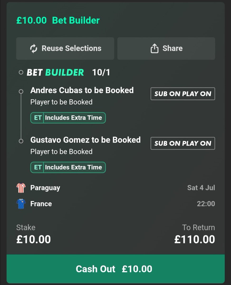 BerchBets's tweet photo. 🇵🇾 Paraguay vs France 🇫🇷

I know we have won recently but remember to watch your stakes don't put on more than you can afford 👍

Good Luck 🍀 https://t.co/1QR6Bb8ofW