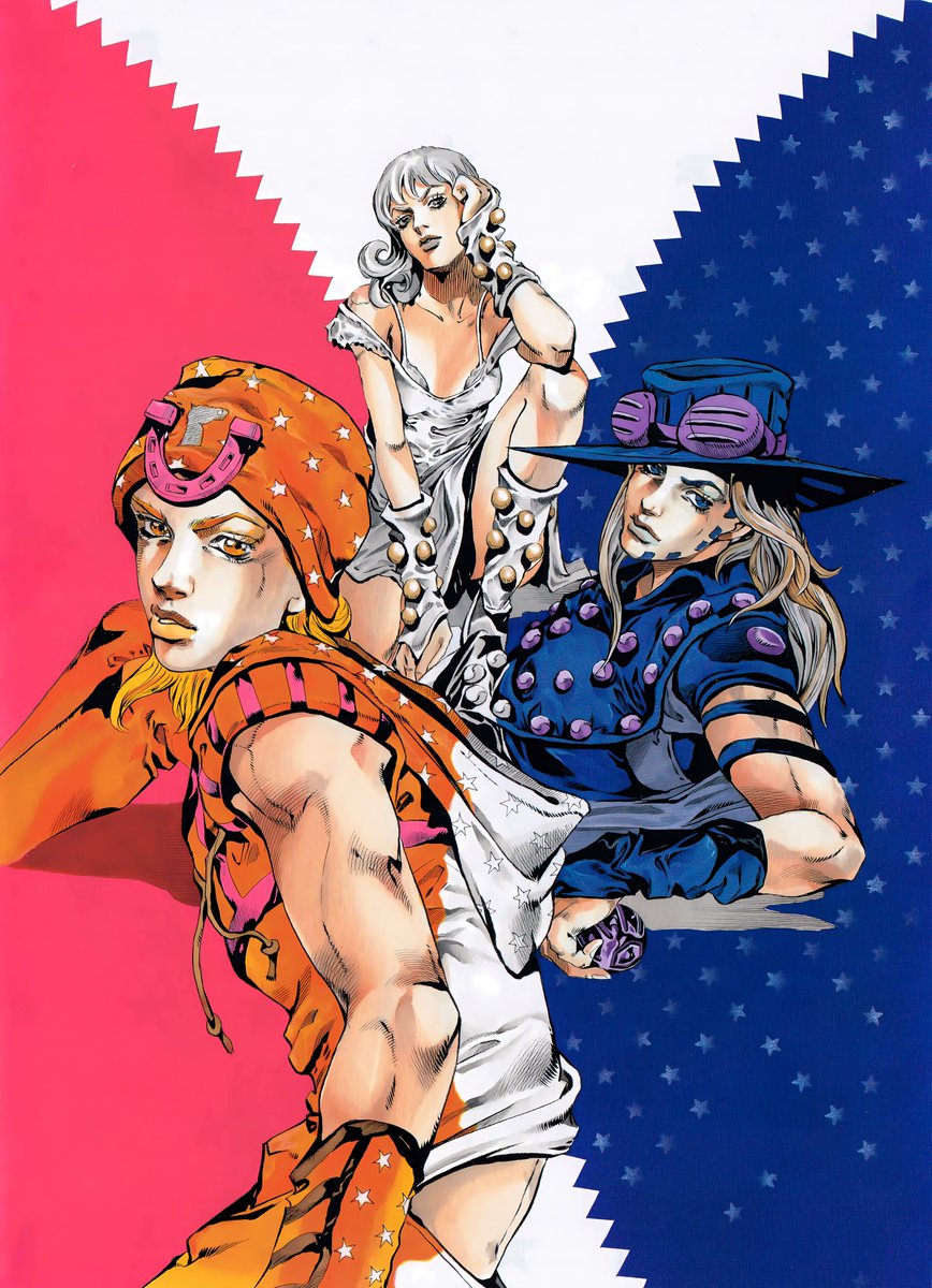 ArtShareHQ's tweet photo. 🎨 Illustration / JoJo's Bizarre Adventure · "SBR Trio"

— Hirohiko Araki https://t.co/1KEm4Zw3Q2