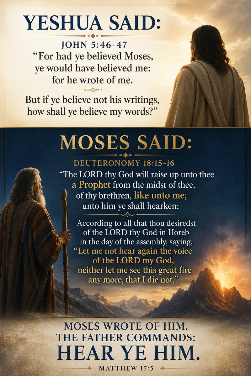 7Jeremy4Yah's tweet photo. Yeshua (Joshua) the messiah's name.Jesus is a counterfeit that comes with lawless doctrine do as thy will the doctrine of Satan, Yeshua come to proclaim the 10 commandments as Moses said he would &amp;in john5 Yeshua warned you if you dont know what Moses wrote u wont hear his words https://t.co/CmBuXr5YVl