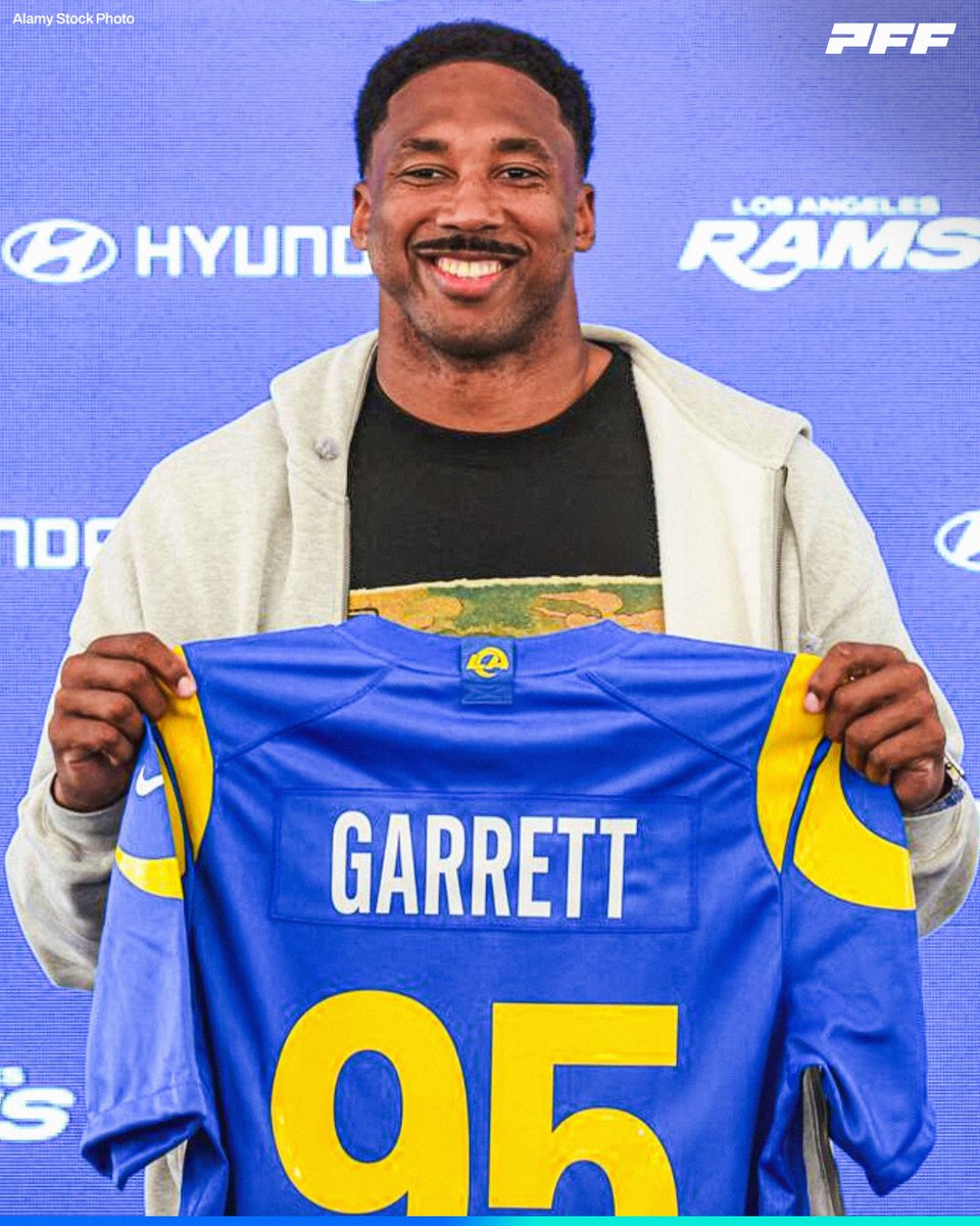 PFF's tweet photo. Myles Garrett | PFF Pass Rush Ranks By Season:

2025: 1st
2024: 2nd
2023: 1st
2022: 1st
2021: 2nd
2020: 7th
2019: 3rd https://t.co/zslK3o7nxd