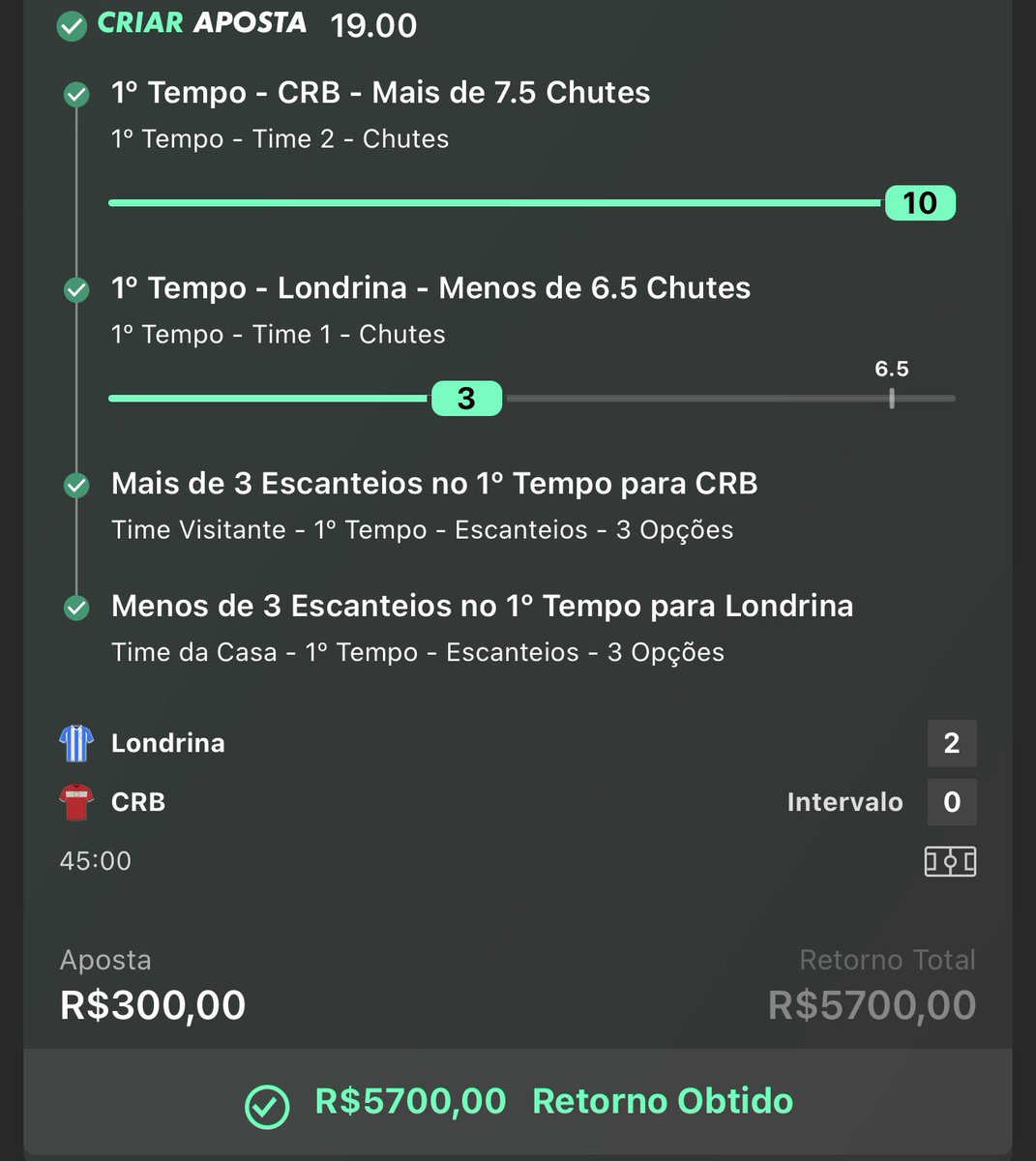 ODDS ALTAS 🐆 tweet media