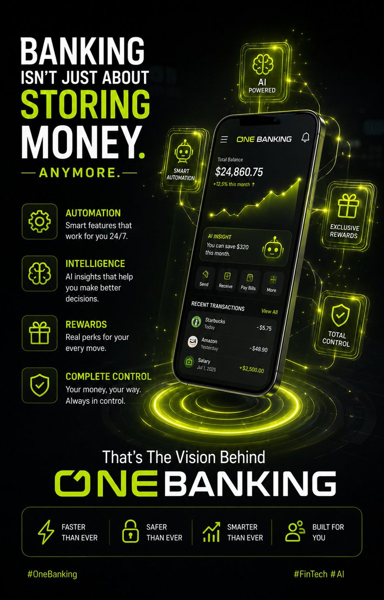 Web3Guy____'s tweet photo. Join Now oneBanking Early Airdrop
💭 Join - https://t.co/zjUwLXNJ0Q

#oneBanking @onebanking_app #Perceptron #Web3 #Crypto #Airdrop
#rbi #FreeToken #Web3Guy https://t.co/qNSmPH209x