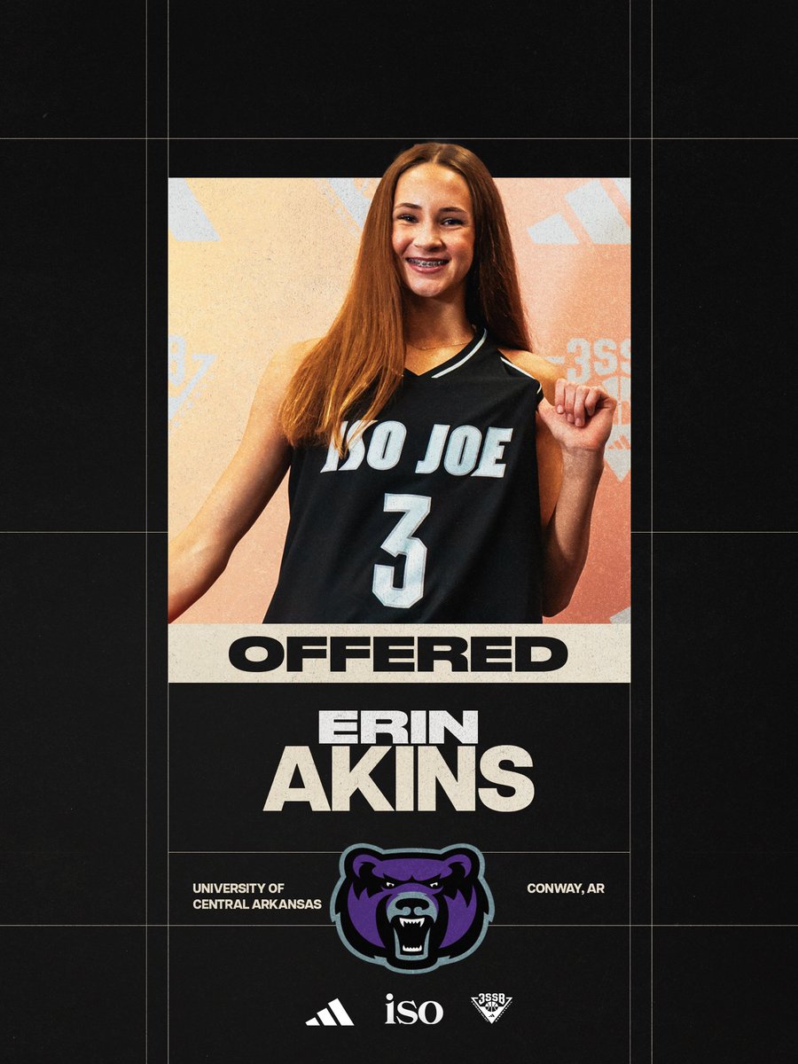 TeamIsoGirls's tweet photo. Work gets you noticed.
Congratulations to ‘28 Erin Akins on earning an offer from the University of Central Arkansas.
Earned. Not given.
#JustUs | #DevelopmentOverEverything https://t.co/TqdzTVWhOX