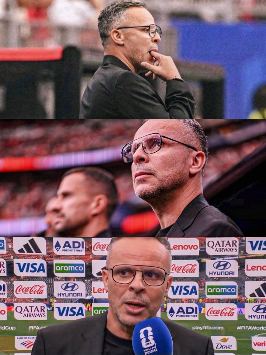 MO_H_Helmi's tweet photo. " هذا المدرب ، بطل كأس العالم للشباب ، يُعامل المنتخبات في مونديال النُخبة بنفس الطريقة ، و ذات الثقة الكبيرة بنفسه و بلاعبيه ،

يُعجبني المدرب الذي يستطيع تغير حضور فريقه و مستواه دون أن يقوم بتبديلات لاعبين ،
لأن هذا غاية في الأهمية ، كثيراً ما يكون تغيير لاعب بلاعب هو عبارة عن حل مؤقت ، و لهذا من يستطيع تغيير مستوى فريقه دون تبديلات لاعبين ، هو بمثابة عودة المباراة ليديه و من ثم أي تبديل يكون اضافة و ليس حل مشكلة ،
و هذا ما حدث ،

البعض يذهب لقول : أسوأ شوط للمنتخب المغربي ،
لا يا صديقي ،
هذا أفضل شوط لمنتخب كندا ، و فارق كبير بينهم ،
و المدرب (الشاطر) هو الذي يخرج بأقل الأضرار لإيجاد وقت مثالي لردة الفعل و استعادة المباراة ،

ماذا تفعل عندما تكون خطة مدرب الخصم أمامك مثالية و يجد اللاعبين صعوبة في التعامل معها ! ،
الكثير ينسى أن هناك فريق ضدك و مدرب يعمل ! ،
فهو عندما يقدم شوط مثالي لا يعني أنك كنت سيء ، لا ، ببساطة أنت تتعرض للضغط و يجب أن تصمد ،
و تكون جاهزاً لاستعادة أفضليتك ،
إذا كان طرف جيد جداً لا يعني أن الطرف الثاني سيء ، و هذا يُقاس على المنتخبين في المباراة بالشوطين ،

إشراك الظهير حكيمي و نزول اوناحي للطرف مع دخول دياز للعمق مع التحول لـ 4-2-4 و هي نفس طريقة كندا بالضغط و الانتشار ، و بهذا أصبحت المعادلة ذاتها و تحولت المباراة بقرار من المدرب محمد وهبي لفروقات فنية كما يريد ، و ظهر حكيمي ، ثم براهيم دياز و معه اوناحي و رحيمي ،
الم تسأل نفسك لماذا تغير المردود الفردي للجميع ، بسبب المدرب هذا المذهل " 👏🏻