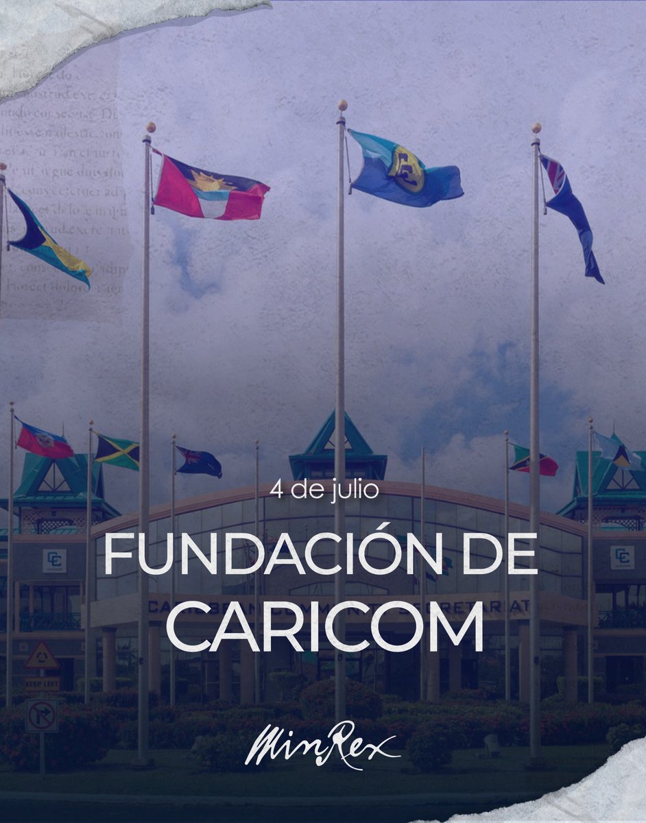Calderinalexeis's tweet photo. La fundación de la Comunidad del Caribe (CARICOM), el 4 de julio de 1973, marcó un momento decisivo para la integración regional del Caribe.
@CubacooperaGb 
#BMCGuineaBissau https://t.co/RkV11x2fDF