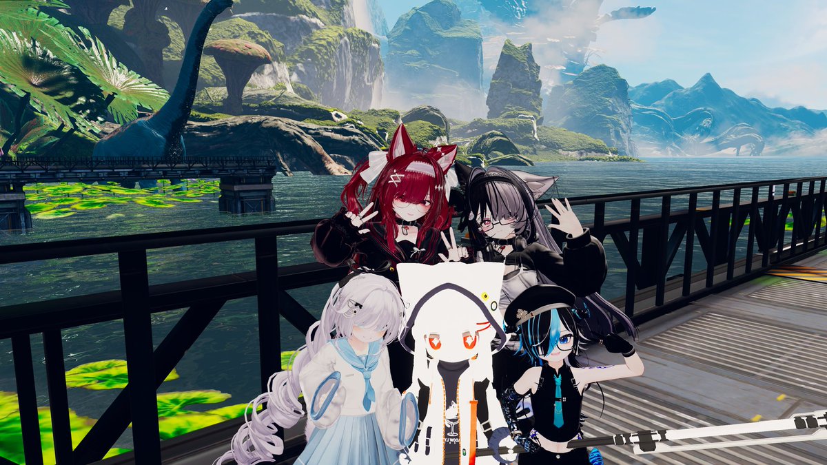 amiyakvrc's tweet photo. 今天跟昨天與朋友逛地圖拍的照片❤️
有個小朋友躺得很舒服把別人的臉都遮住了XD
洞穴地圖的濾鏡可以自己調整來拍照很好看 水還有波紋 而新的故事地圖場景很美也不會太卡 https://t.co/rGkvDOLZsw