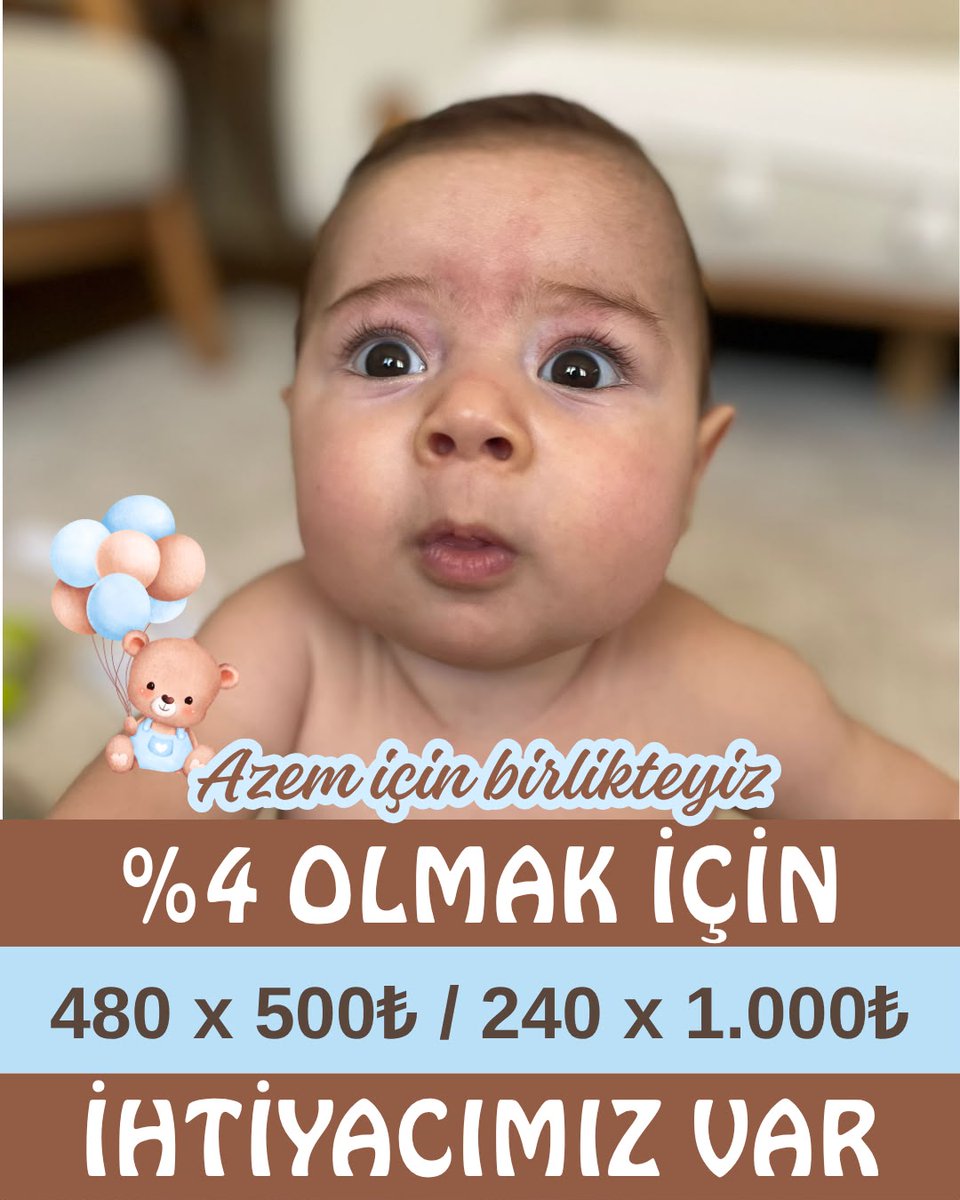 ckilic75's tweet photo. @smaazemyildirim Azem’in umut dolu gözleri sizlerden gelecek güzel haberi bekliyor.📌
Maddi manevi desteklerinizi bekliyoruz ‼️

#DursunÖzbekistifa
#Kadıköy #eygyo
Çorum FK Aslantepe
Mert Hakan Yandaş
Bülent Ersoy
Rahmi Koç
Kanada'yı 3-0 Kulüp
#MasterChefTürkiye 
Burhan Kara Yağız https://t.co/AFcJCxgsye