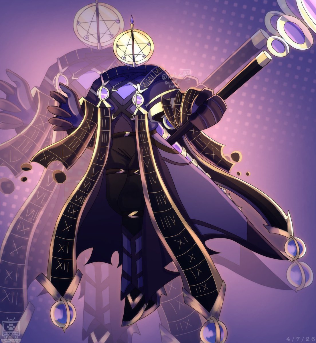 Fluffyfox_165's tweet photo. Revenge on NaviaFusquinha 💜⭐️✨

I absolutely loved drawing this design AHH!! 🫣💕✨ I had to revenge it Hehehehe 
Thank you so much for attacking me 

₊˚ ✧ ━━━━⊱⋆⊰━━━━ ✧ ₊˚
#artfightㅤ #artfight2026ㅤ #artfightteammystery https://t.co/oz85DQWLza
