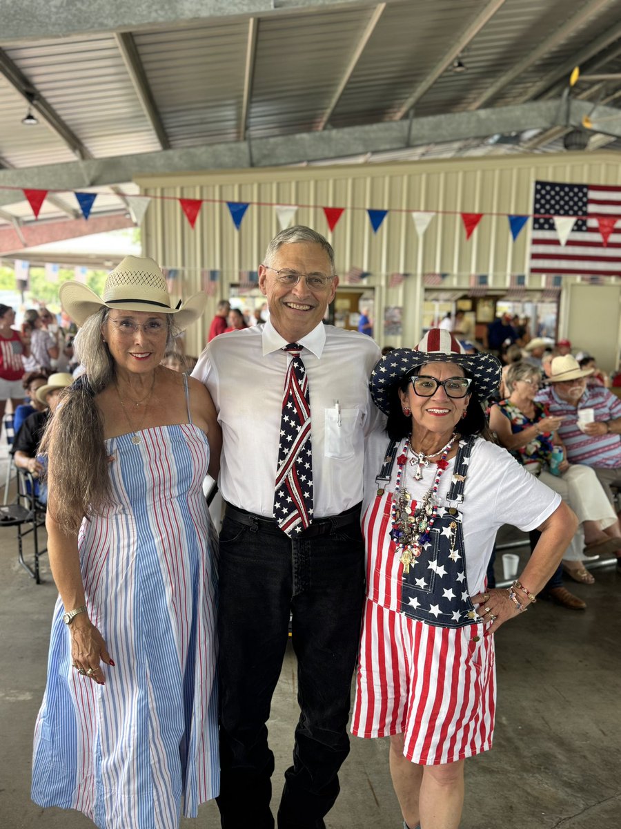 Goose4texrep's tweet photo. Celebrating America’s 250th birthday with my beautiful wife. I won’t apologize for loving this country. 🇺🇸 https://t.co/NpPkBMuv04