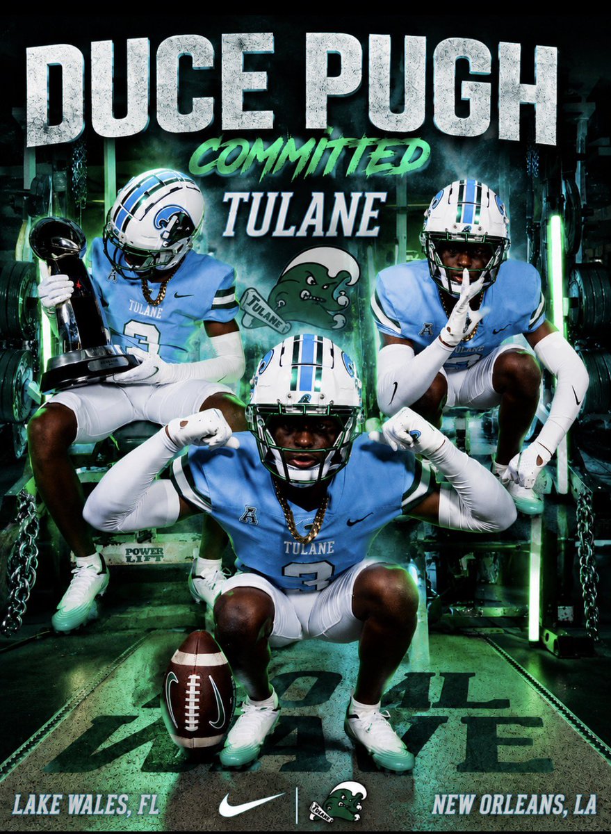 daarealduce's tweet photo. 110% Committed!!! Florida 🔜 Louisiana 💚🌊🏠 #RollWave🌊 @TailgateTulane @Quay_Herring @CoachK850 @CoachSchexTU @K_Comarda @CoachBBrez @Coach_Hall7 @lwhs_f @CoachGrant_LW @Andy_Villamarzo https://t.co/V3Cycbshvb