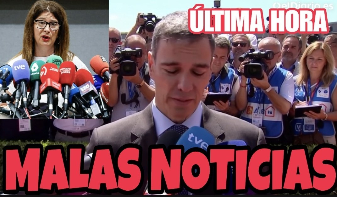 UACD_Youtube's tweet photo. 🔥ÚLTIMA HORA🔥
Leire Díez ha presentado un escrito a la desesperada en el Juzgado previo a llegar a un pacto de colaboración con la Justicia para evitar ser condenada a decenas de años de prisión.

El escrito es un absoluto sinsentido pidiendo la nulidad de todo el proceso cloacas y la devolución de todos sus dispositivos y agendas.

Obviamente el juez no va a acordar semejante majadería, pero ya le queda libre la vía del pacto y la confesión para tratar de minimizar la pena a la que con absoluta seguridad será condenada como lo ha sido Abalos.

Tras ello o quizás antes, Pedro Sánchez va a ser llamado ante la Justicia por el caso Cloacas, cuyo único beneficiario era él, pero cuando Leire cuente todo, su futuro judicial se va a poner muy negro y va a competir con Zapatero por ver quién es el primero expresidente de España en prisión (el "privilegio" de ser el primer imputado ya se lo ha "robado" ZP por 8 delitos).

Todo aquí:
https://t.co/PjODLpzgG5
