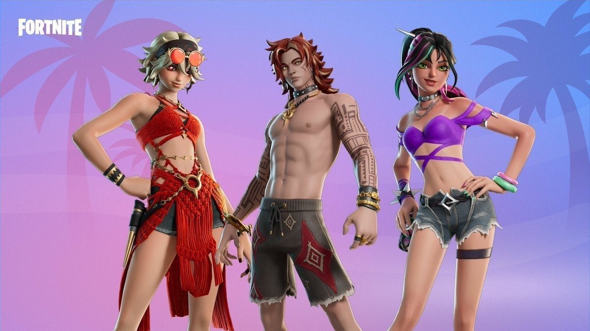 FortnitePV2's tweet photo. Like and reply to this tweet if you want a V-Bucks code to get these skins!

Don’t miss this chance to get them 👀 https://t.co/zqrQffO1ZM