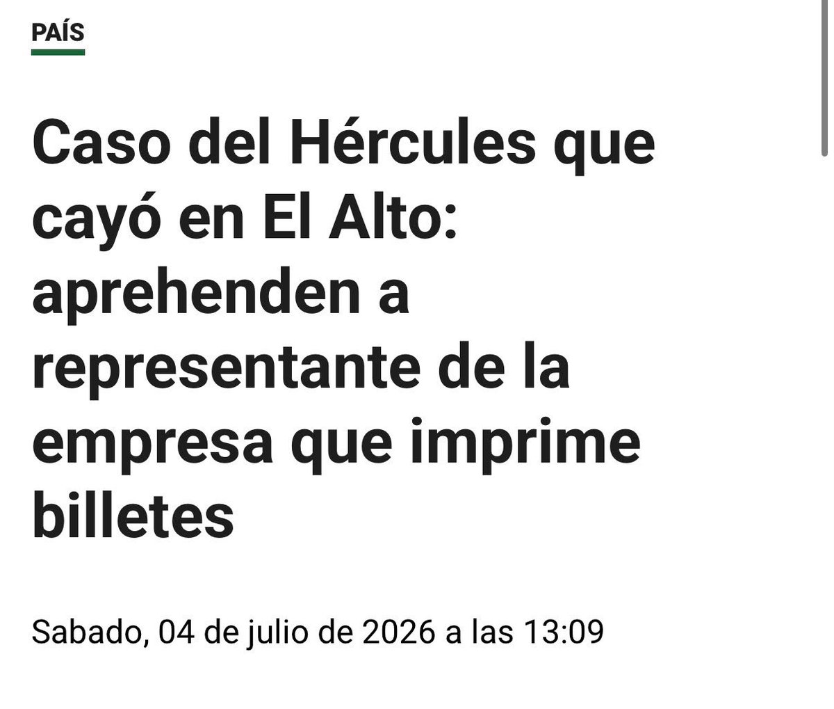 BrankoSCZ's tweet photo. ¿Qué tiene que ver un accidente aéreo con un supuesto incumplimiento contractual? ¿Por qué ambos hechos terminan dentro de un mismo proceso?

Si el BCB es el presunto afectado, ¿por qué no se constituyó como víctima? ¿Cómo concluye la Fiscalía que hubo un incumplimiento y decide aprehender al representante de la empresa? ¿No debería ser el propio BCB quien establezca si existió o no ese incumplimiento?

La prioridad debería ser esclarecer las causas del accidente y establecer las responsabilidades con absoluta transparencia. Las víctimas merecen justicia y el país merece respuestas.

Casos como este demuestran por qué es urgente una reforma profunda de la justicia. Bolivia necesita fiscales y jueces independientes, que actúen conforme a derecho y no generen más dudas que certezas.