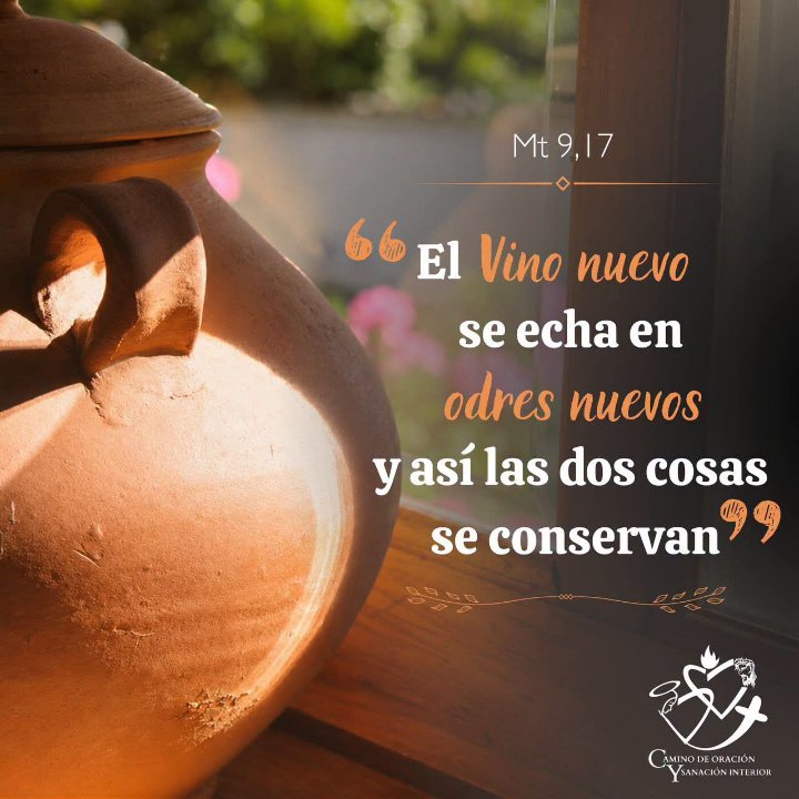 OSalad's tweet photo. ACLAMACIÓN AL EVANGELIO Jn 10, 27 

Aleluya. “Mis ovejas escuchan mi voz, Yo las conozco y ellas me siguen”, dice el Señor. Aleluya.

EVANGELIO 

¿Acaso pueden estar tristes mientras el esposo está con ellos?

+ Evangelio de nuestro Señor Jesucristo según san Mateo 9, 14-17 https://t.co/gArh2s39b7