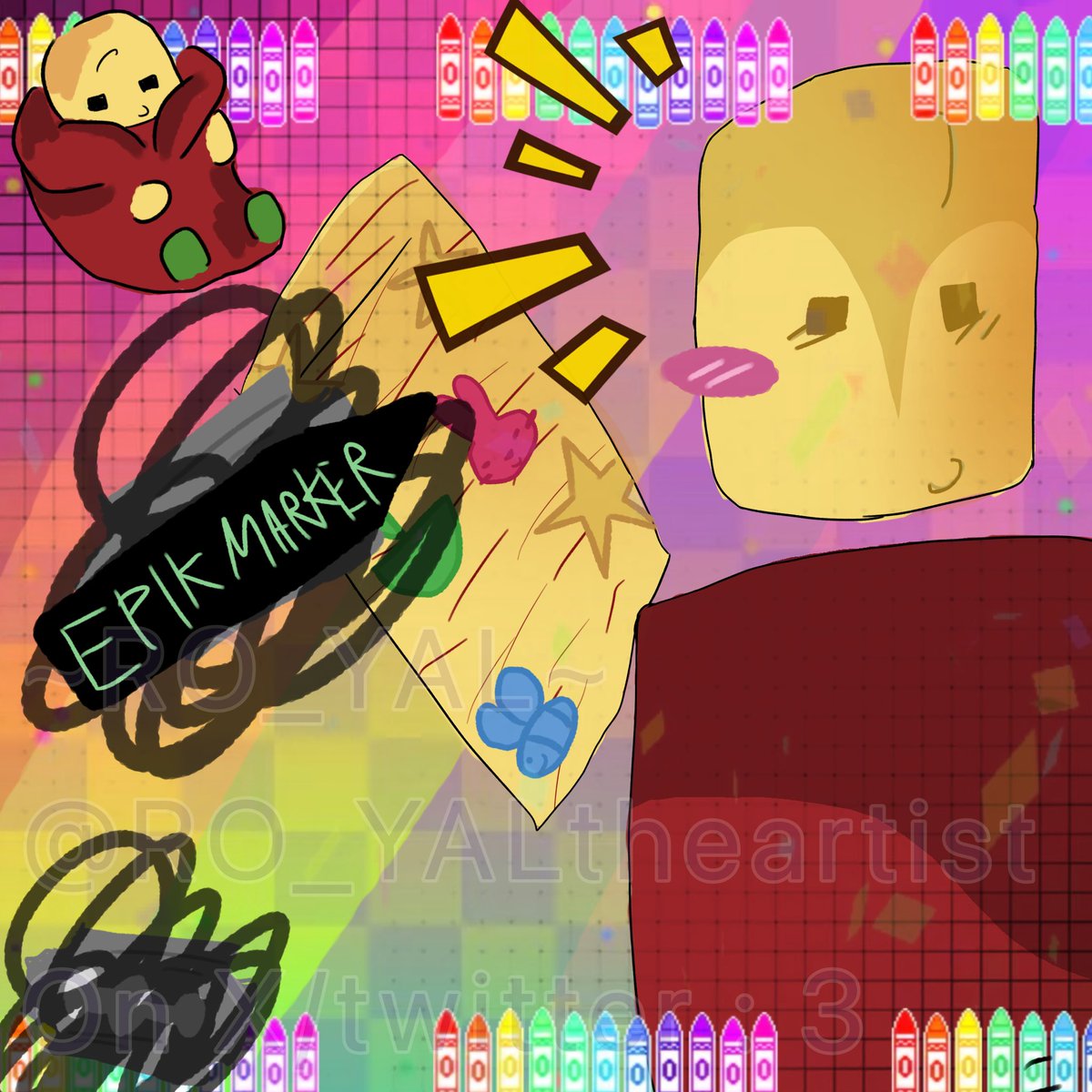 RO_YALtheartist's tweet photo. uh.. I drew Booker? Idk
.
.
#fyp #art #booker #drawnout #roblox #smallartist https://t.co/0SGauAEnQT