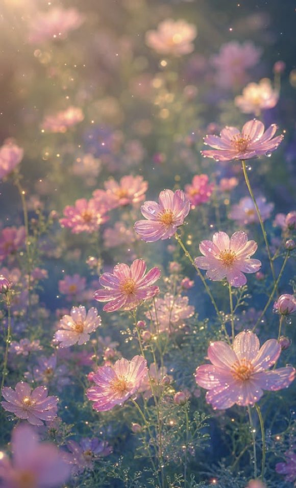 JulieforBoston's tweet photo. The flowers
were dressed in
nothing but light. 

~ Mary Oliver https://t.co/K00a7bgrl7
