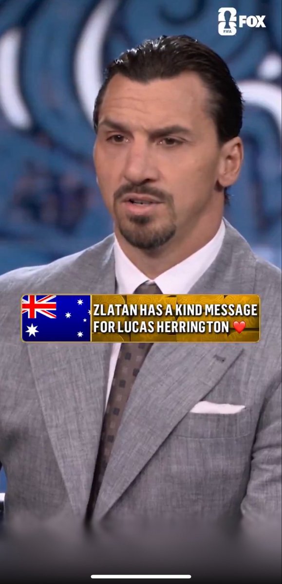 suporter_media's tweet photo. 🚨🚨 | Pesan dari Zlatan untuk Lucas Herrington, pemain berusia 18 tahun dari Timnas Australia 🇦🇺, setelah gagal mengeksekusi penalti melawan Mesir. 

Zlatan Ibrahimovic:
“Penalti itu seperti lotere. Kalau masuk, kamu jadi pahlawan. Kalau meleset, sayangnya kamu jadi nol. Saya hanya ingin bilang ke Herrington: kamu baru 18 tahun, masih sangat muda dan ini baru permulaan karir kamu. Hanya dengan berdiri di sana, kamu sudah tunjukkan banyak keberanian. Tidak semua orang berani melakukannya. Teman, kamu adalah yang terbaik, jangan dengarkan orang lain.”

Bahkan Banyak pemain senior yang lebih berpengalaman malah menghindar, tapi Herrington di debut Piala Dunia-nya justru berani ambil tanggung jawab di momen krusial. 👍🏼
