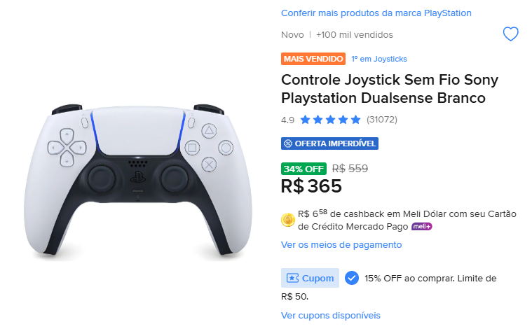 kandinhapromo's tweet photo. Controle Joystick Sem Fio Sony Playstation Dualsense Branco
💵 R$315,00 à vista
🎟️ CUPOM: DESCONTOMELI

🛒 Link do produto:
https://t.co/HeqdPEGpfj https://t.co/jz4NUBjrjs