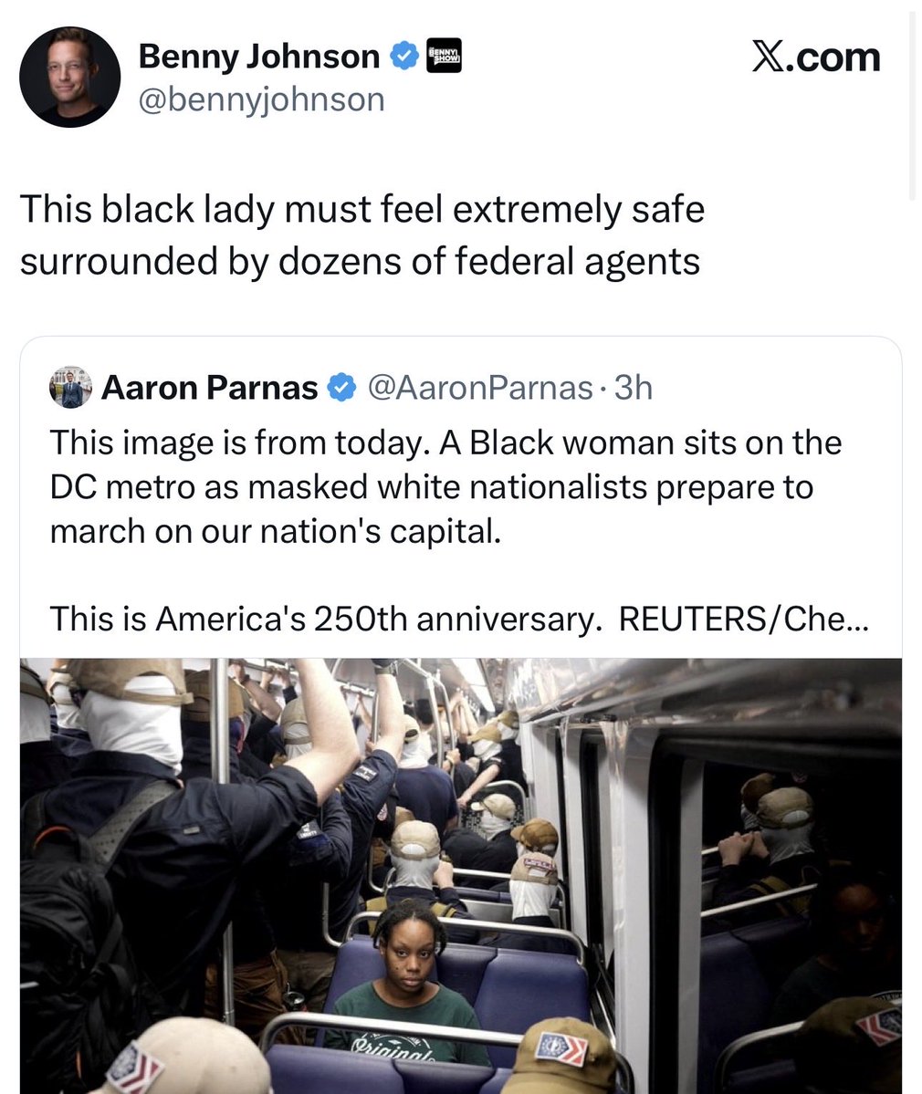 greendragonhq's tweet photo. He knows Trump controls the feds right……? https://t.co/mjZhC5ZSik