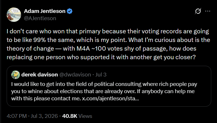 grumpyoldmn65's tweet photo. @AJentleson Oh Fuck You, Kiros Voting Record will look nothing like DeGettes, this just shows that you are completely ignorant on how the Gov't works. Please stop being Stupid. 
You sound like a God Damn Fetterman! #Fettermans #AbolishAIPAC https://t.co/qz0PqCywWy
