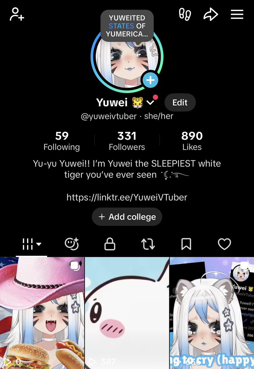 YuweiVTuber's tweet photo. Thanks for 300+ on tiktok!! 💙❄️ https://t.co/DChJ6xvLb5