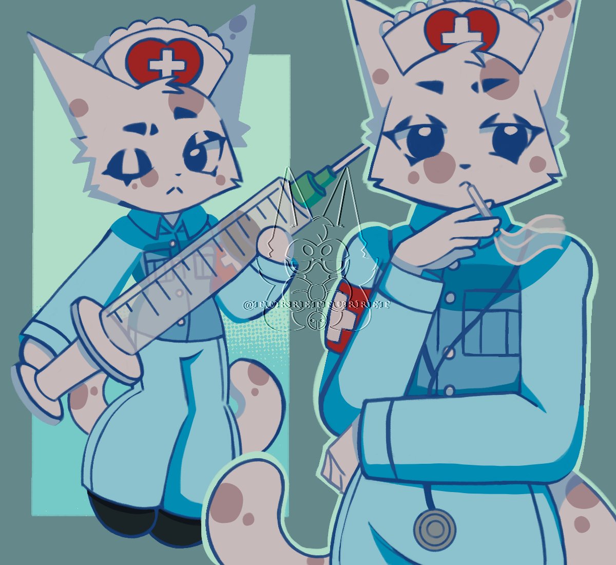 Turretfurret's tweet photo. Head nurse🏥
#animalhospital #animalhospitalroblox https://t.co/ctC8dqhPkG