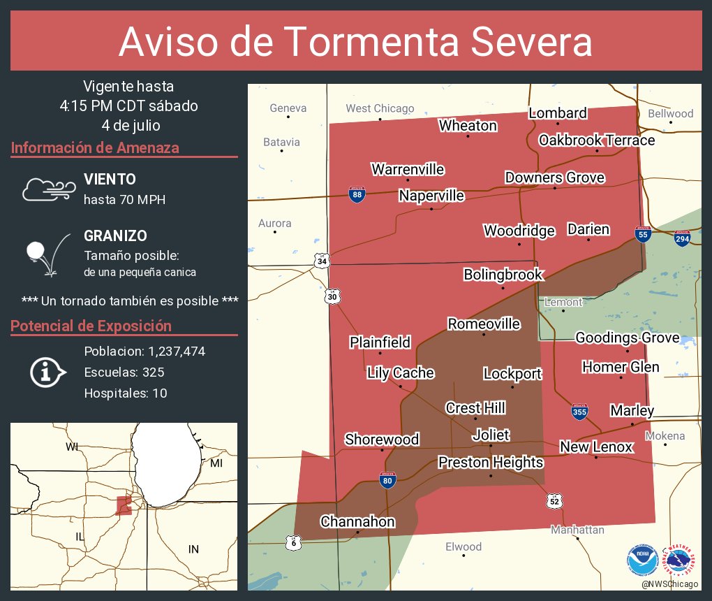 NWS Chicago tweet media