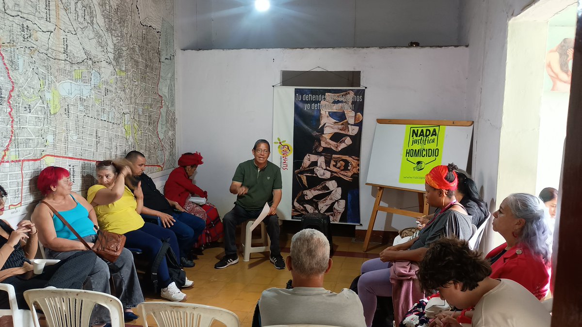 FunSumapaz's tweet photo. 🚨Iniciamos la segunda #Cohorte del Taller Básico de Cuidado, Autocuidado y Manejo del Riesgo, dirigida a #PDDHH y líderes sociales de #Medellín. 

Un proceso liderado por la @FunSumapaz, con el apoyo de la @fidh_en, para fortalecer el bienestar y el cuidado colectivo.
#DDHH https://t.co/V0e94kJYHm