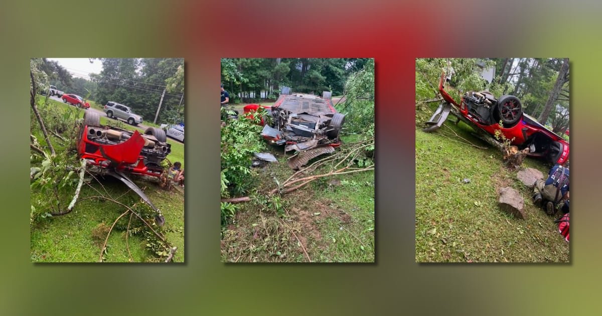 wsbtv's tweet photo. Metro Atlanta driver ticketed for dangerous driving overturns vehicle less than an hour later https://t.co/YydKjoonG8 https://t.co/vMpgh6LfPE