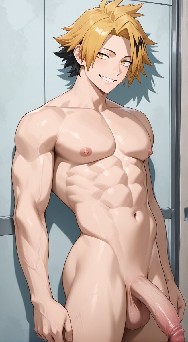 _Sebast_220's tweet photo. Anime character Denki Kaminari hot🔥

#hot #man #sexy #penis #handsome #ai #gay #Aiart #muscle #boy #ass #nipple #cum https://t.co/zXEjOuQFHJ
