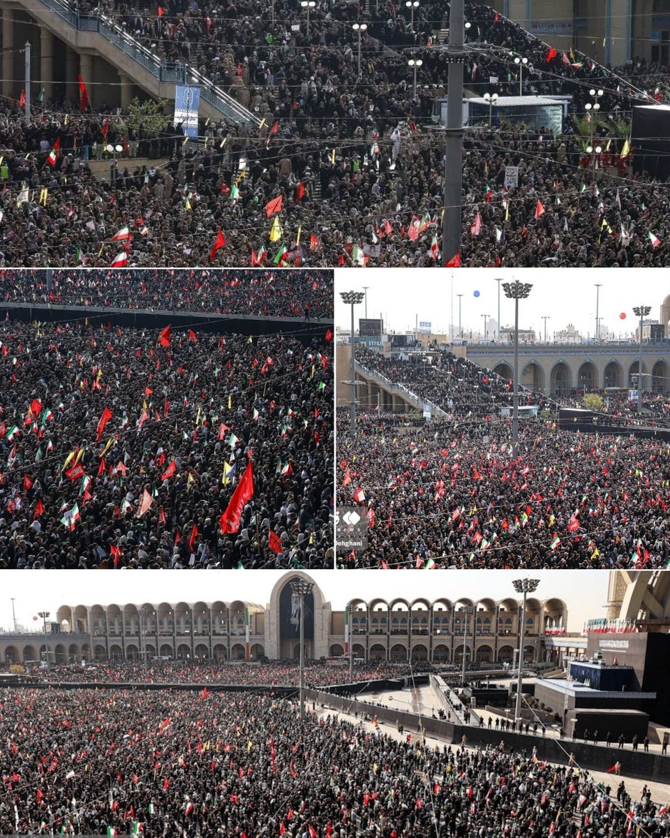 Smkomeil's tweet photo. فردا میلیون‌ها نفر ایرانی و غیر ایرانی در مصلای تهران با جگرهای سوخته شهادت خواهند داد که از سید و مولای ما جز خوبی ندیدند.💔
اللهم إِنَّا لَا نَعْلَمُ مِنْهُ إِلَّا خَيْرًا باور قلبی میلیونها عاشق سیدعلی است.
#بگو_همه_بخونن https://t.co/lNmDu0Ocbp