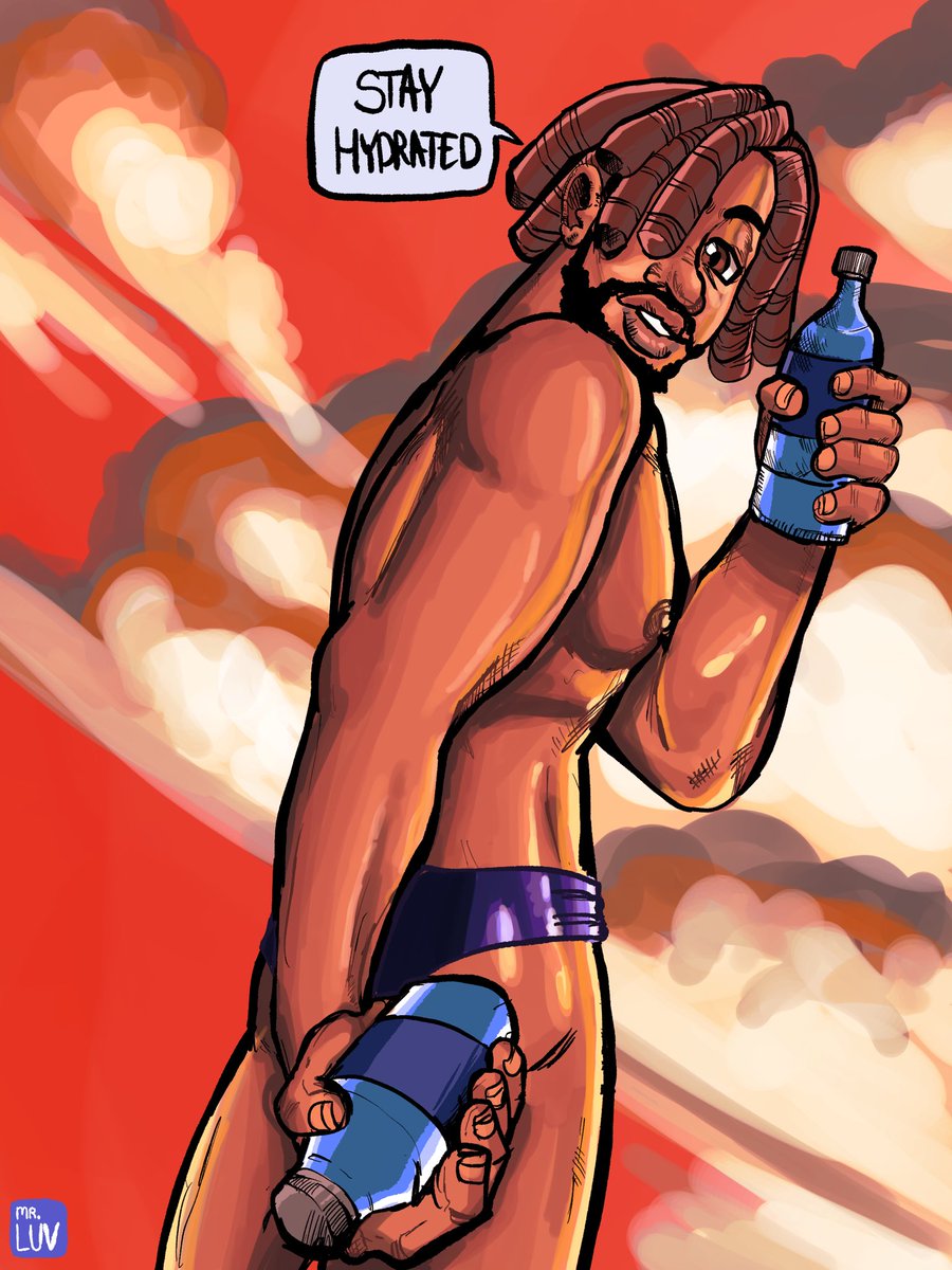 mr_luvall's tweet photo. Stay hydrated 💧 
#art #water #summer #gay #nsfw #gayart https://t.co/qVzdekrAQN