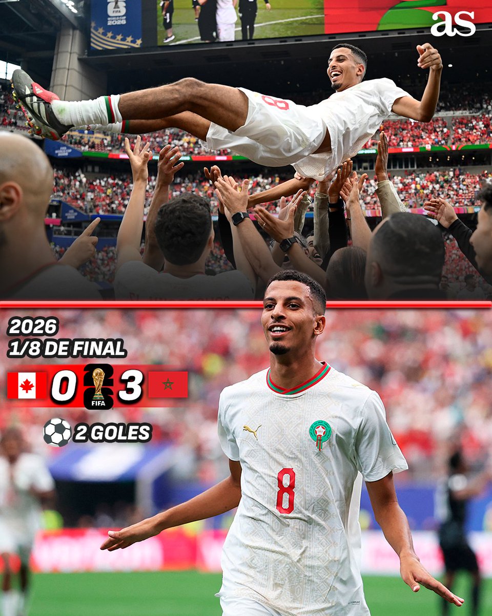 diarioas's tweet photo. 👀🇲🇦 Luis Enrique lo intuyó hace cuatro años... y hoy ha hecho historia para Marruecos en el Mundial

🪄 AZZEDINE OUNAHI https://t.co/v16UJXyROL