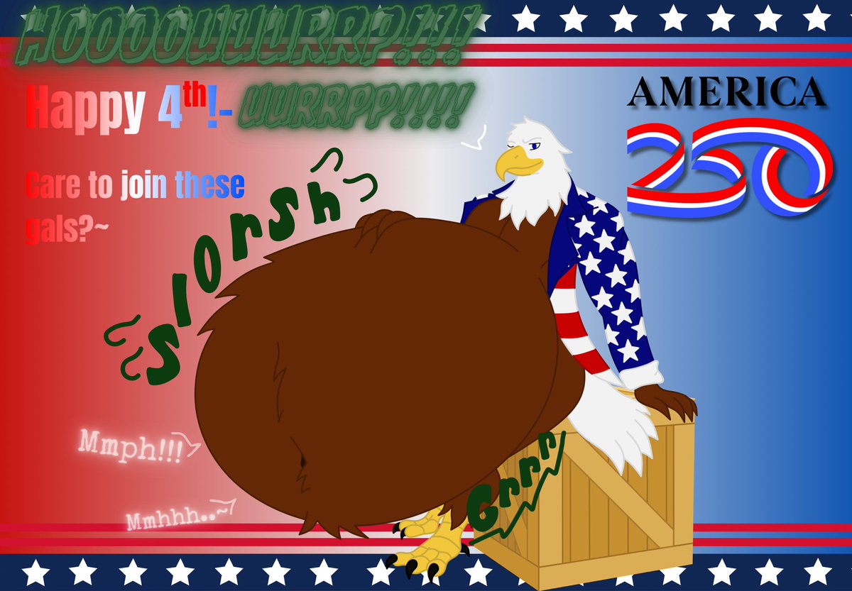 SussyGengar22's tweet photo. ๐บ๐ธ๐ฆ
HAPPY 4TH OF JULY!!!!๐ฆ
๐บ๐ธ
#vorebelly #vorepred #voreart #4thJuly https://t.co/psFxwy5hat