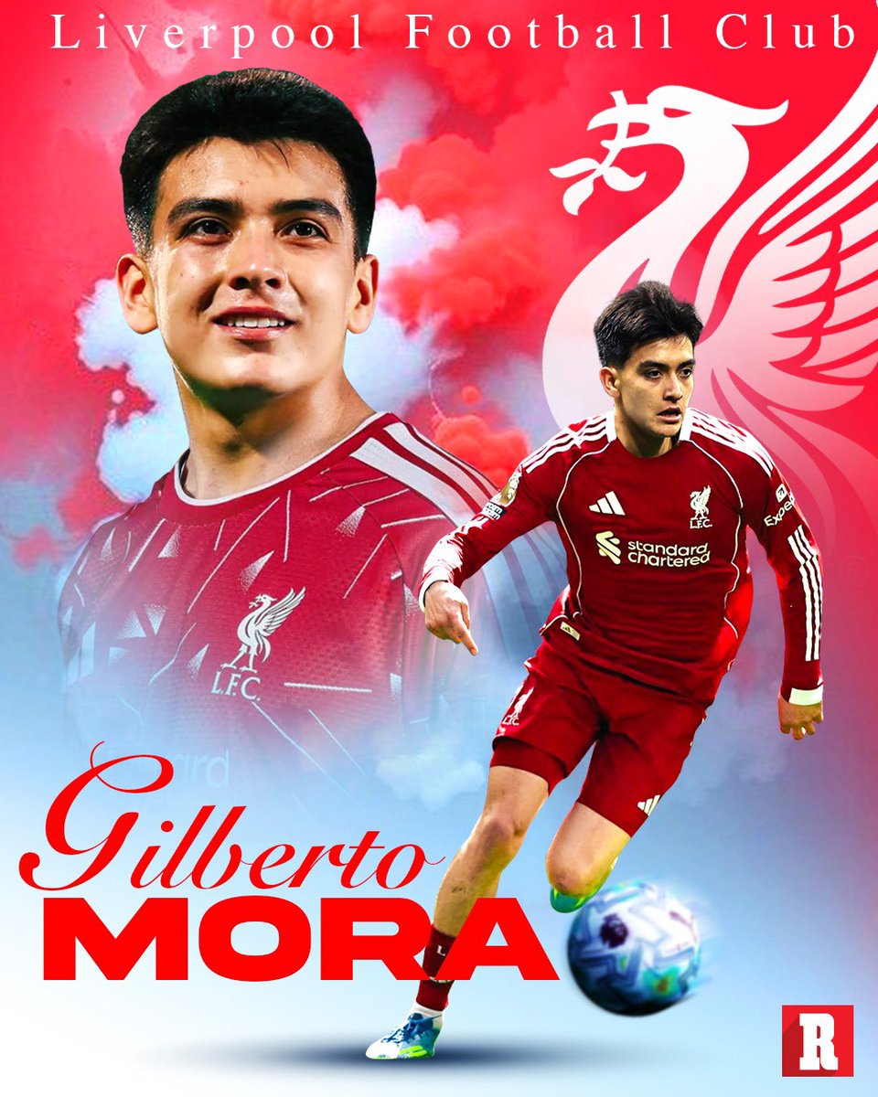 record_mexico's tweet photo. ¡PAREN TODO! 🚨

Con información de TeleFootball, el Liverpool se ha unido a la carrera por fichar a Gilberto Mora al finalizar la Copa del Mundo. 🇲🇽

¿Se lo imaginan? 🤩 https://t.co/ZQSgio6IWn