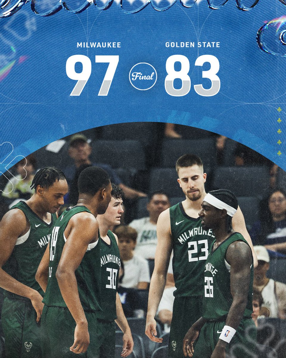 Bucks's tweet photo. Strong start to the summer. https://t.co/UB6WdoXyEQ
