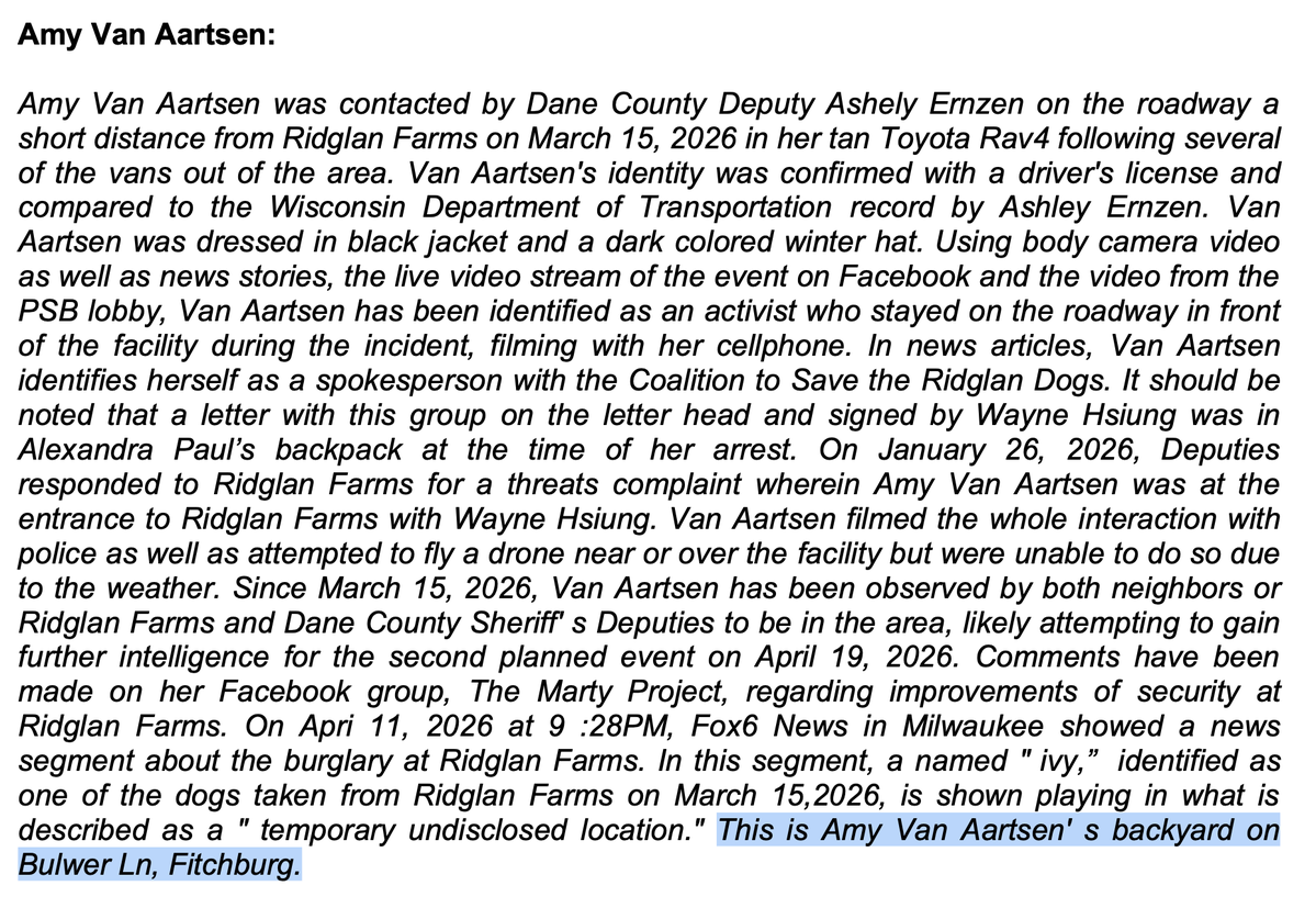 waynehhsiung's tweet photo. DA Ismael Ozanne refused to charge a rich guy with 1,015 images of child porn, but he's charging Amy Van Aartsen with a felony for letting a beagle play in her backyard. 

This is not parody. This is real. https://t.co/S6xP06096k