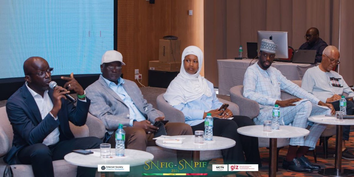 FESTICsn's tweet photo. 📍 𝐋𝐞 𝐥𝐮𝐧𝐝𝐢 30 𝐣𝐮𝐢𝐧 𝟐𝟎𝟐𝟔, le FESTIC a participé au Forum National sur la Gouvernance de l’Internet au Sénégal (SnFGI 2026), organisé conjointement avec le Senegal Peering and Interconnection Forum (SnPIF 2026) à l’Hôtel Azalaï de Dakar. https://t.co/Z8icyjjeqJ