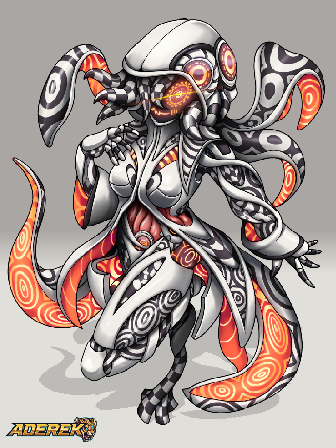 AderekArt's tweet photo. Meet Eater Lilith🧬

A form born from a timeline where the line between humanity and the Eaters has long since disappeared. Though she usually appears calm and approachable, there are moments when darker impulses surface, revealing the terrifying entity that now lies beneath. 👁️

Created for KaiseiZero.