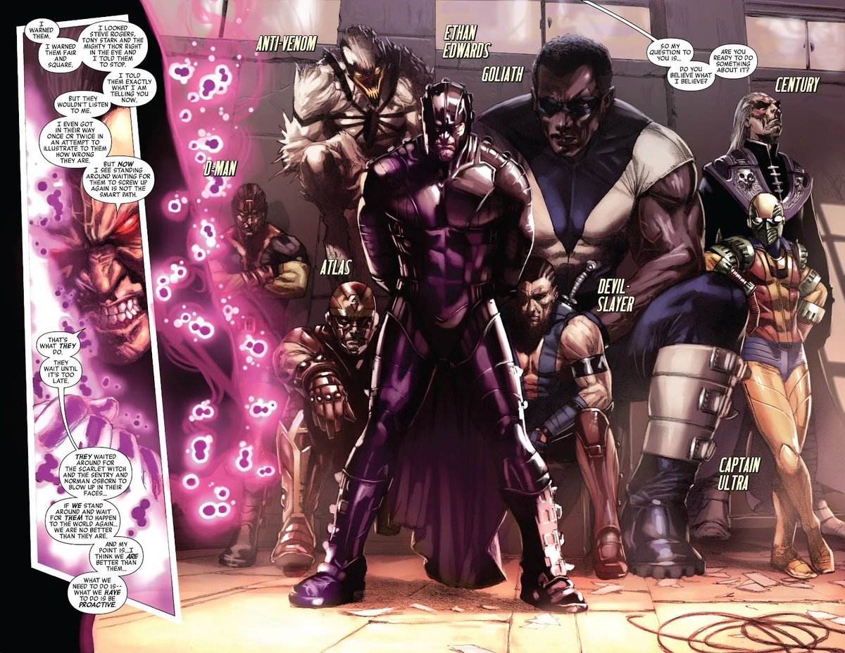 not_karki's tweet photo. Rereading some of the bendis new avengers stuff—why is this line up fire?? https://t.co/lv8LRM6beg