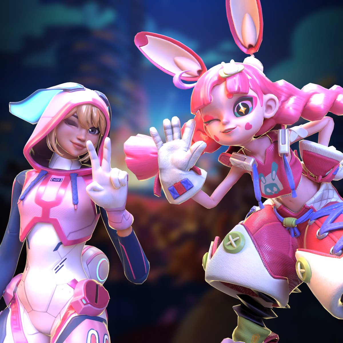 applesoph_'s tweet photo. BUNNY!!!!💓💖🐰
#フォートナイト #フォートナイトファンアート #Fortnitefanart #Fortnite #フラッシュパーティー #Flashparty #3Dart #blender #gaming https://t.co/u1Nf9valTi