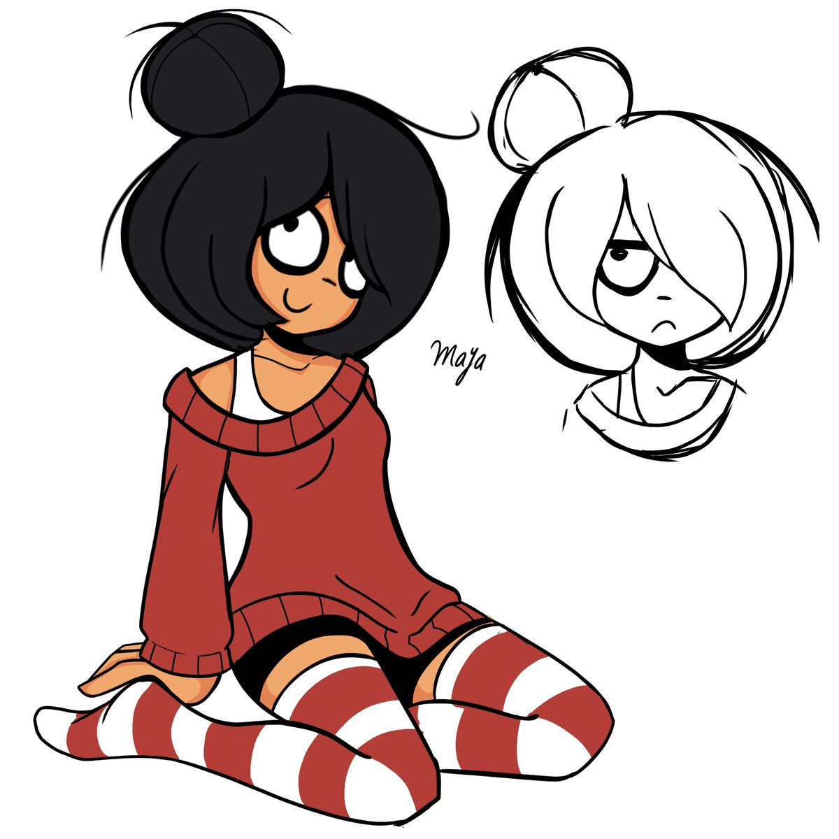 Cuntroversialll's tweet photo. My first Maya drawing! (Reup) #ongezellig https://t.co/JBnMK8qnJA