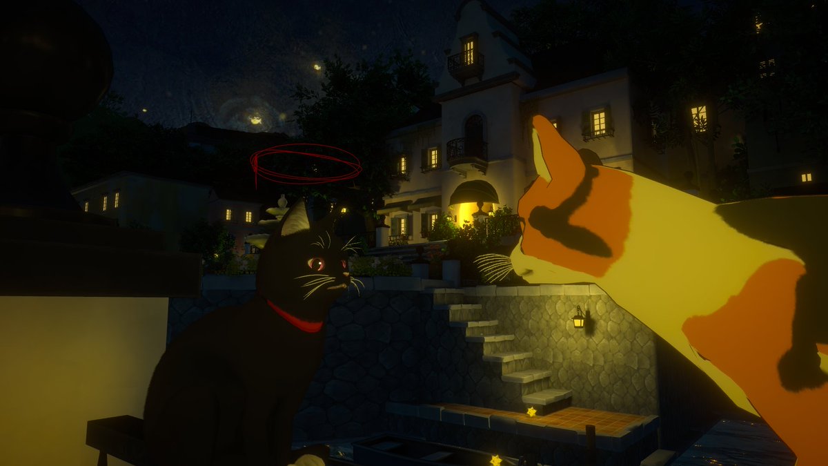 lassdass_vr's tweet photo. おはんよぉ～
星月夜での邂逅

#おはツイ 
#VRChat https://t.co/3RzhcpkkAz