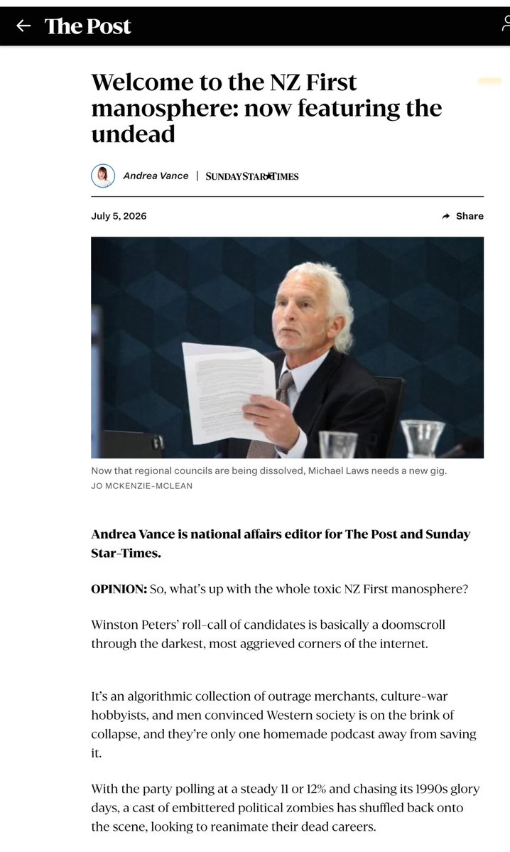 Bridgetpee's tweet photo. Great article, Andrea Vance nails it https://t.co/vj6Z3BLWx1