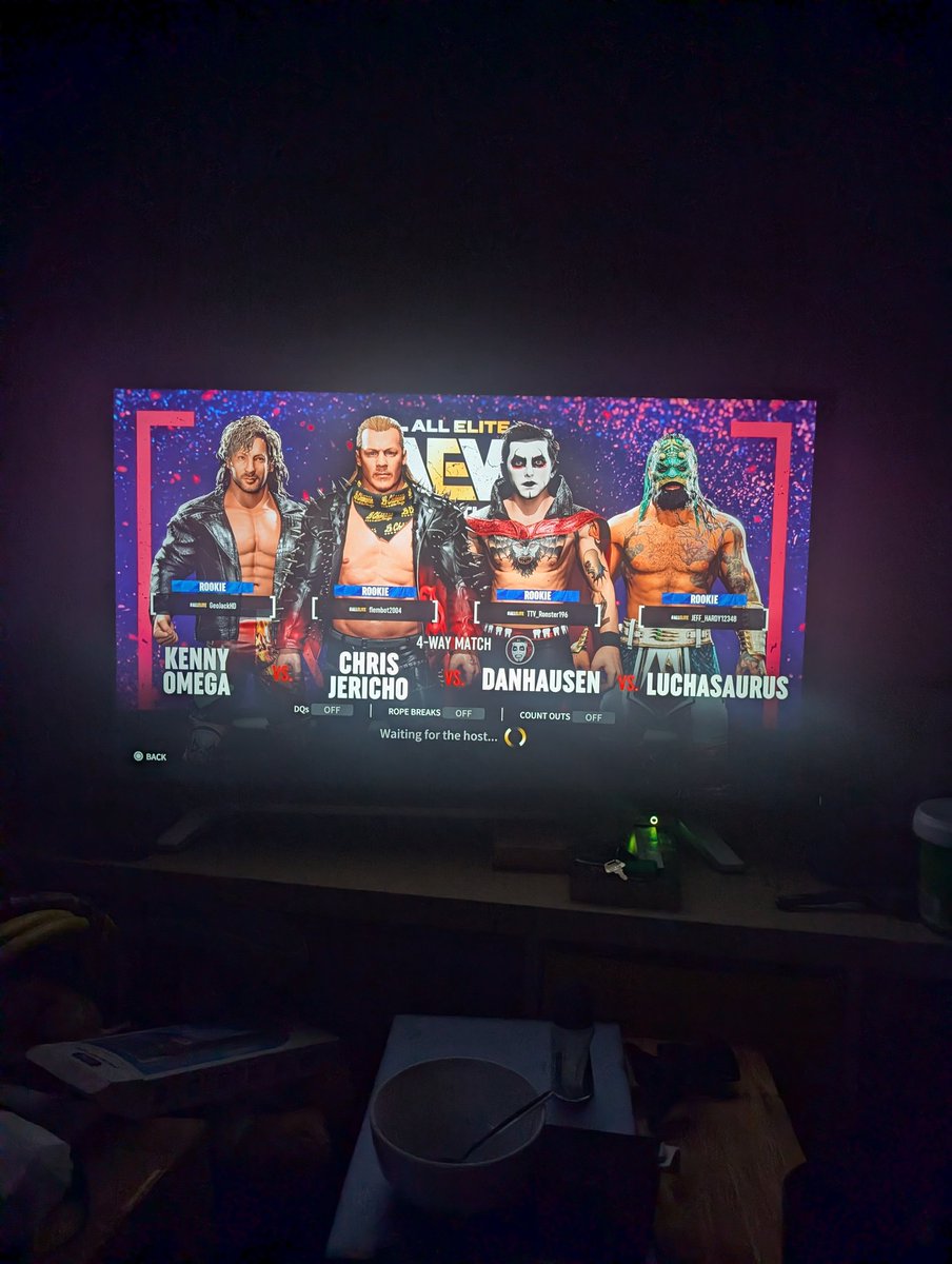 LoganFlemingHD's tweet photo. @GeoJackHD is currently live playing #AEWFIghtForever on the PS5 it's gonna be a good one @TonyKhan you should stop by

#AEW https://t.co/TVCzdpdJUR