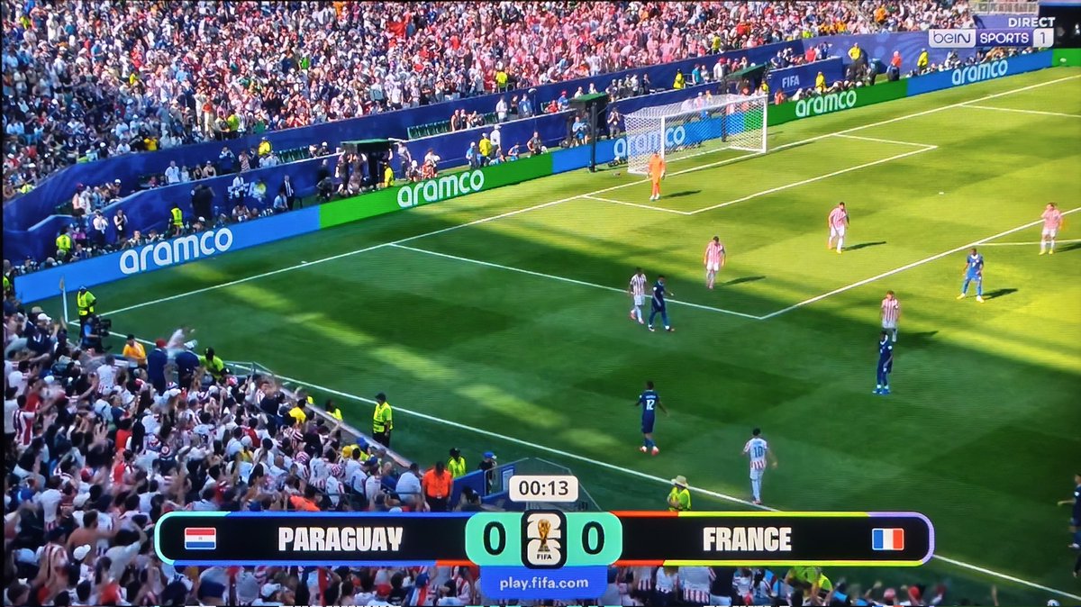 FlorentMejean's tweet photo. 8ème de finale de la coupe du monde 2026: Paraguay-France. 
Allez les Bleus! #Coupedumonde2026 https://t.co/b3hpxhBAxw