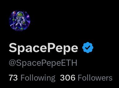 SpacePepeETH's tweet photo. SPACEPEPE Premium

Blue Checkmark Approved

@SpacePepeETH $SPEPE https://t.co/p6qdLYGQbx