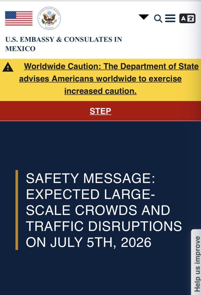 RomboQro's tweet photo. Embajada de EE. UU. emite alerta de seguridad por el México vs Inglaterra https://t.co/wfZWdD480c https://t.co/55f9od26Nx https://t.co/fRSlsekuwP